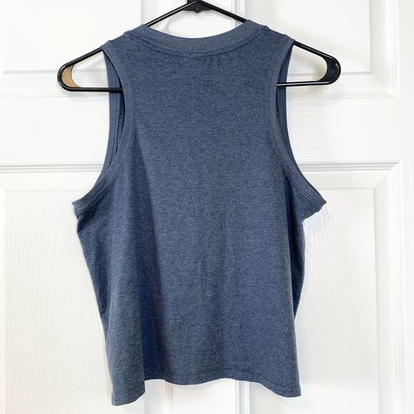 Vuori Energy Performance Sleeveless Tank Top Shirt Azure Heather Size Medium - Picture 5 of 5